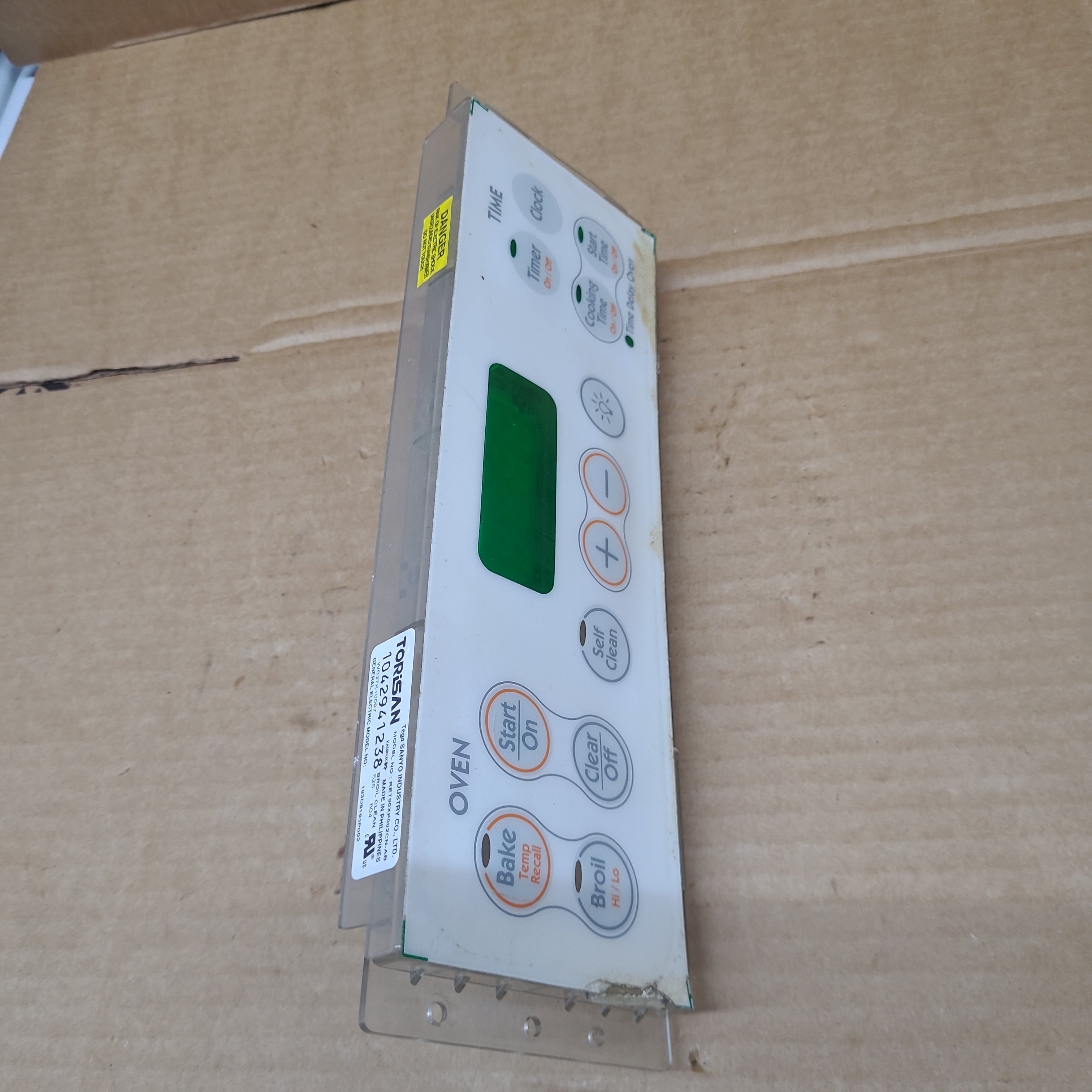Hotpoint Range Oven Control Board Panel + Overlay WB27K10170 WB27K10097 Hotpoint Range Oven Control Board Panel + Overlay WB27K10170 WB27K10097